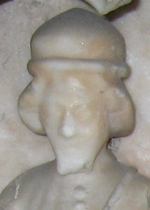 weeper of Thomas de Vere, Bures, 1371 